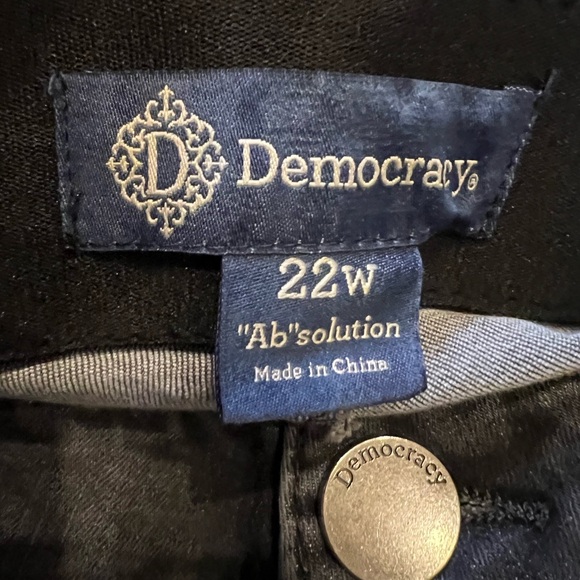 GRAY Democracy jeans, size 22W - Picture 4 of 7